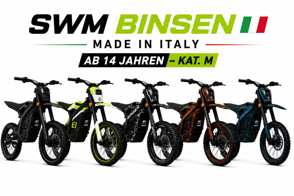 SWM BINSEN Dirt Bike 25/45 Km/h
