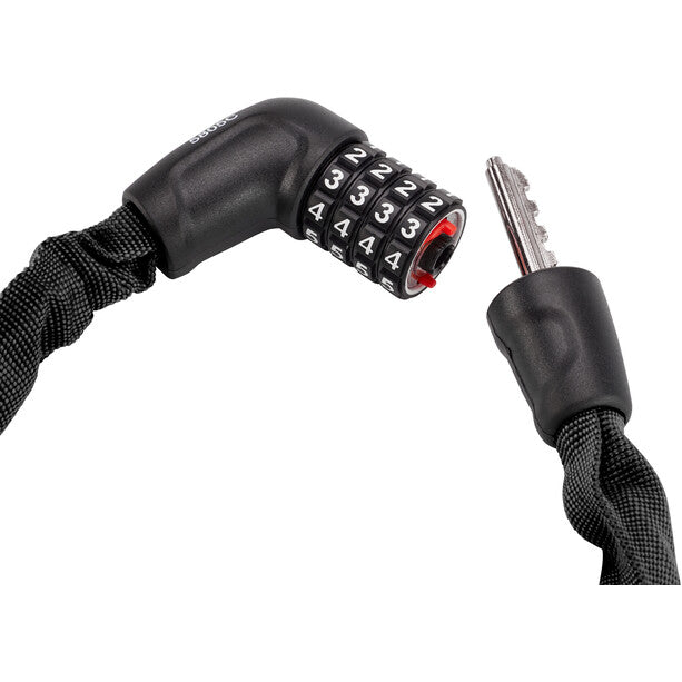 Abus Kettenschloss 1385 Code ohne Halter schwarz