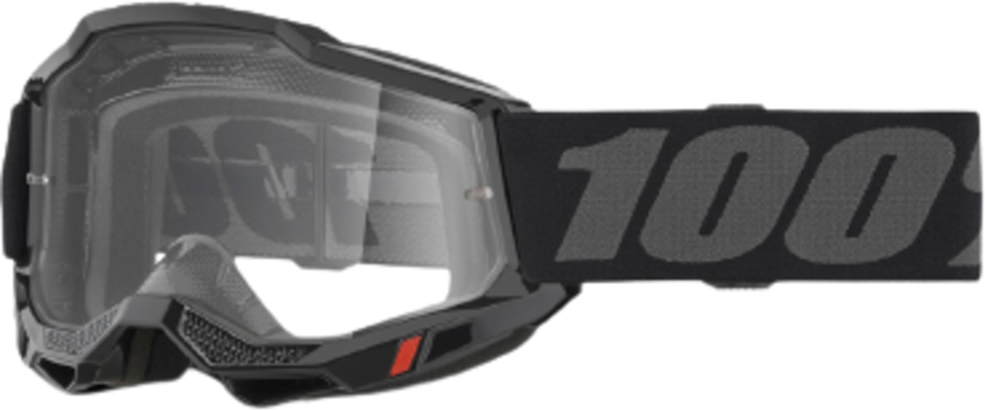 100%  Accuri 2 OTG Goggle Black - Clear Lens