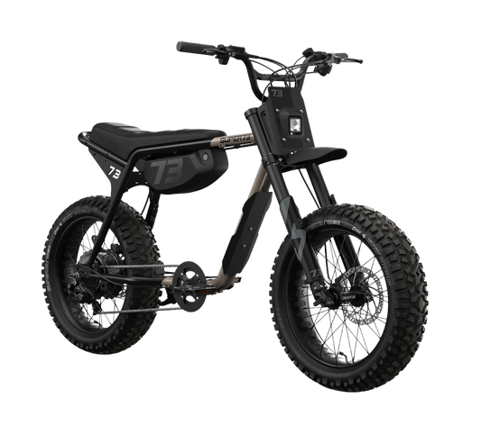 SUPER73 Z Adventure Series Core E-Fatbike mit breiten Reifen und Frontfederung
