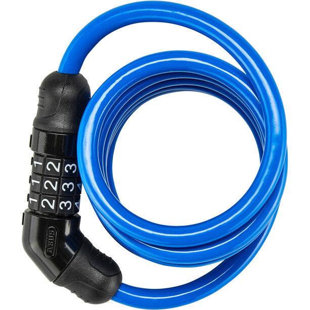 Abus Spiralkabelschloss Star 4508C/150 Code ohne Halter schwarz